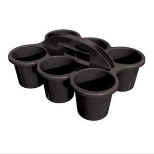 Heavy Duty Portable Reusable Cup Caddy Carrier Holds 6 Beverages